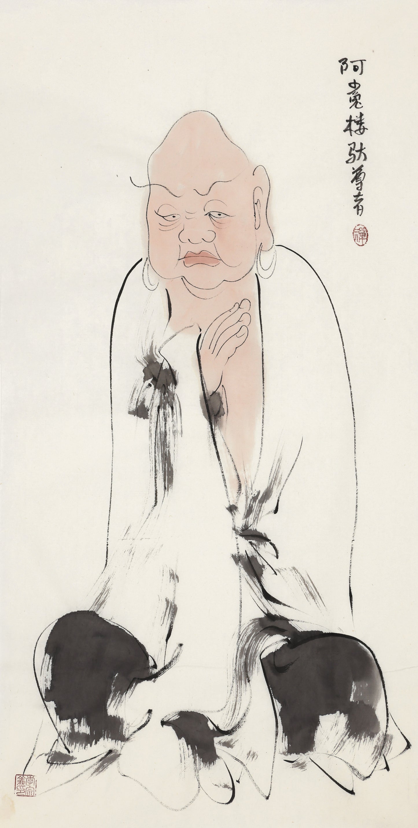 33.阿㘥楼陀尊者--100x50-4.5平尺