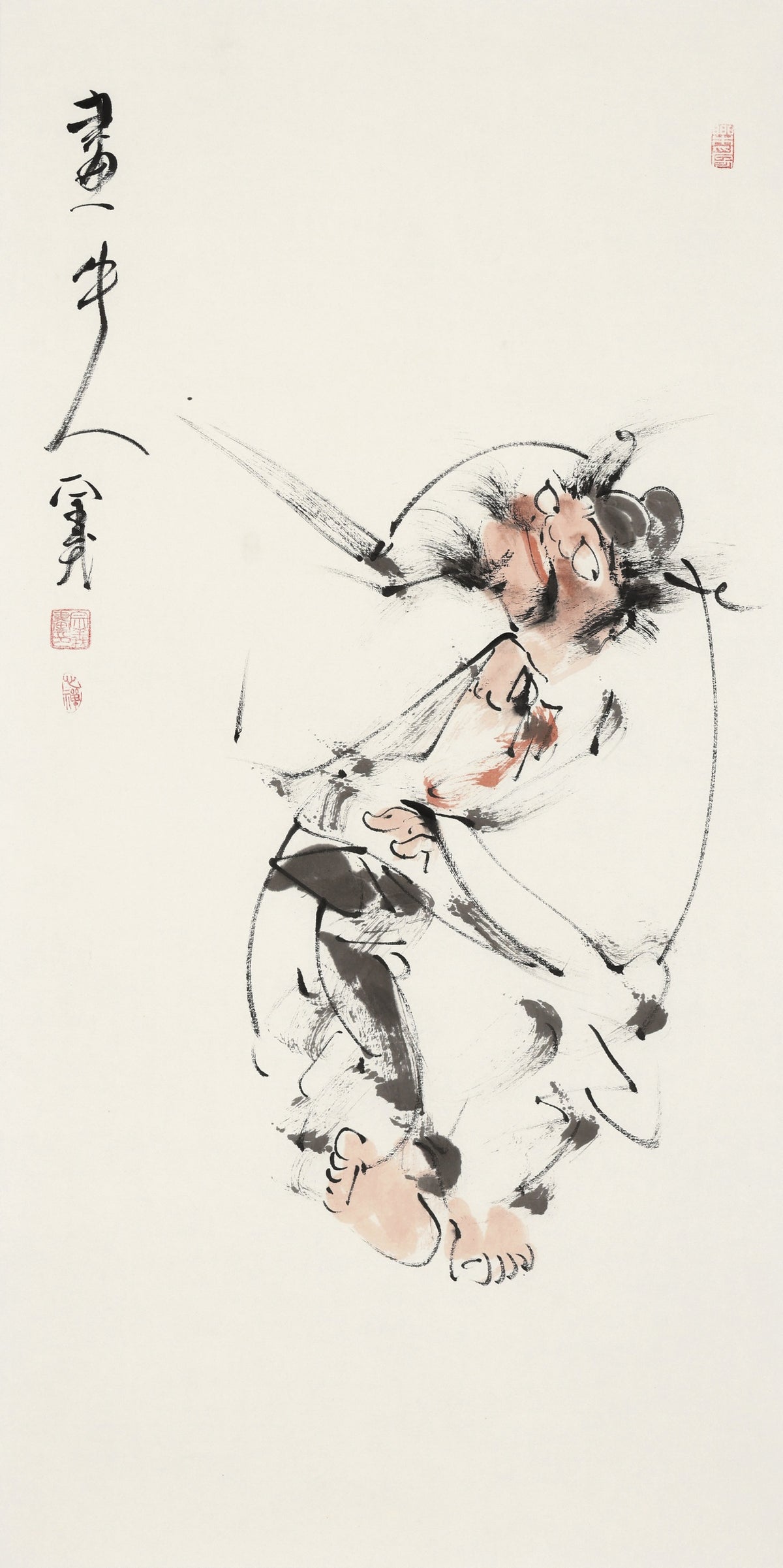 画中人 - 李宗义手绘水墨钟馗人物画