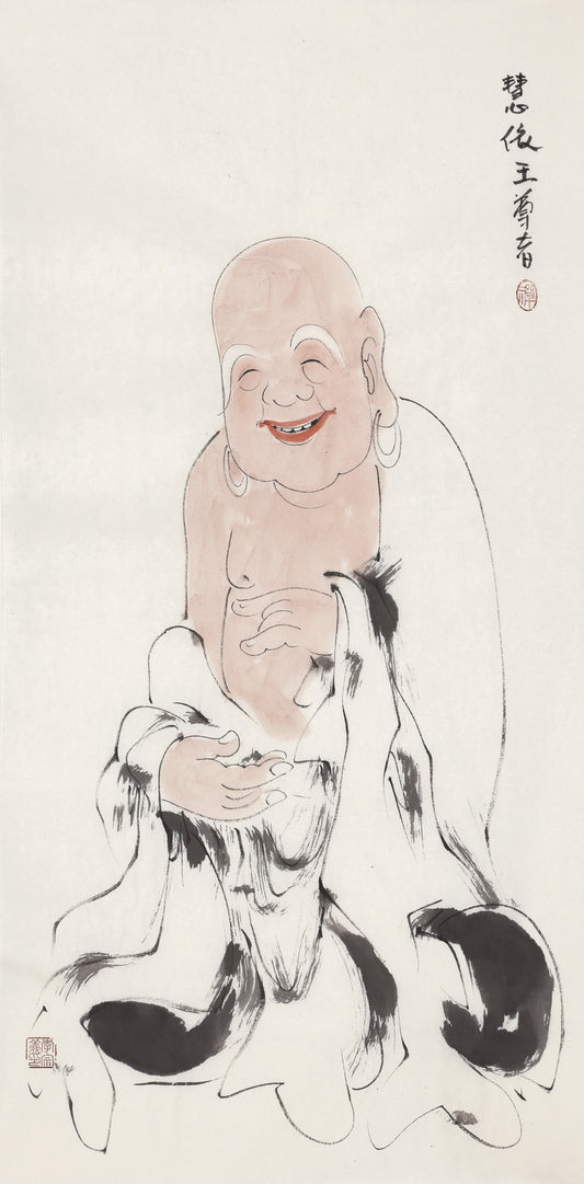 오백나한 제288존 혜의왕 존자, 이종의 수묵 선 인물화