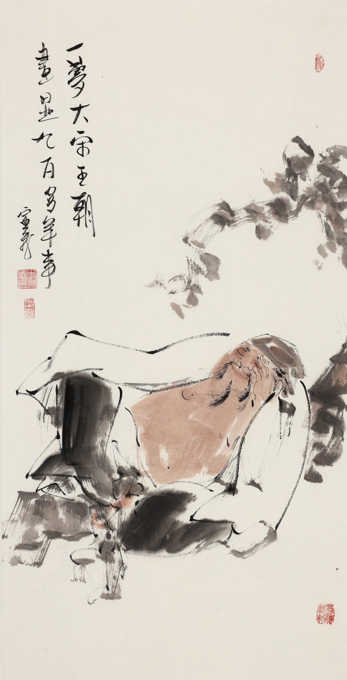 一梦大宋王朝 画显九百多年事 - 李宗义手绘水墨文人人物画
