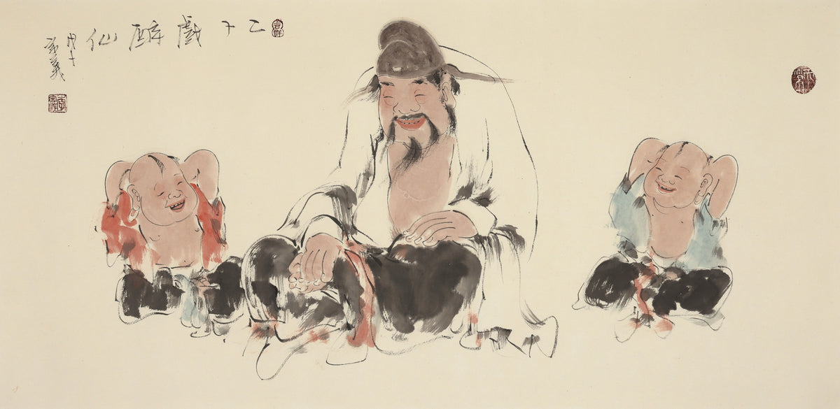 诗乐 - 李宗义手绘水墨文人人物画
