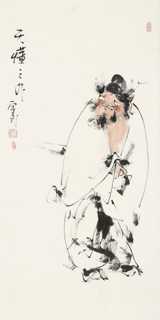 天懂之作 - 李宗义手绘水墨钟馗人物画